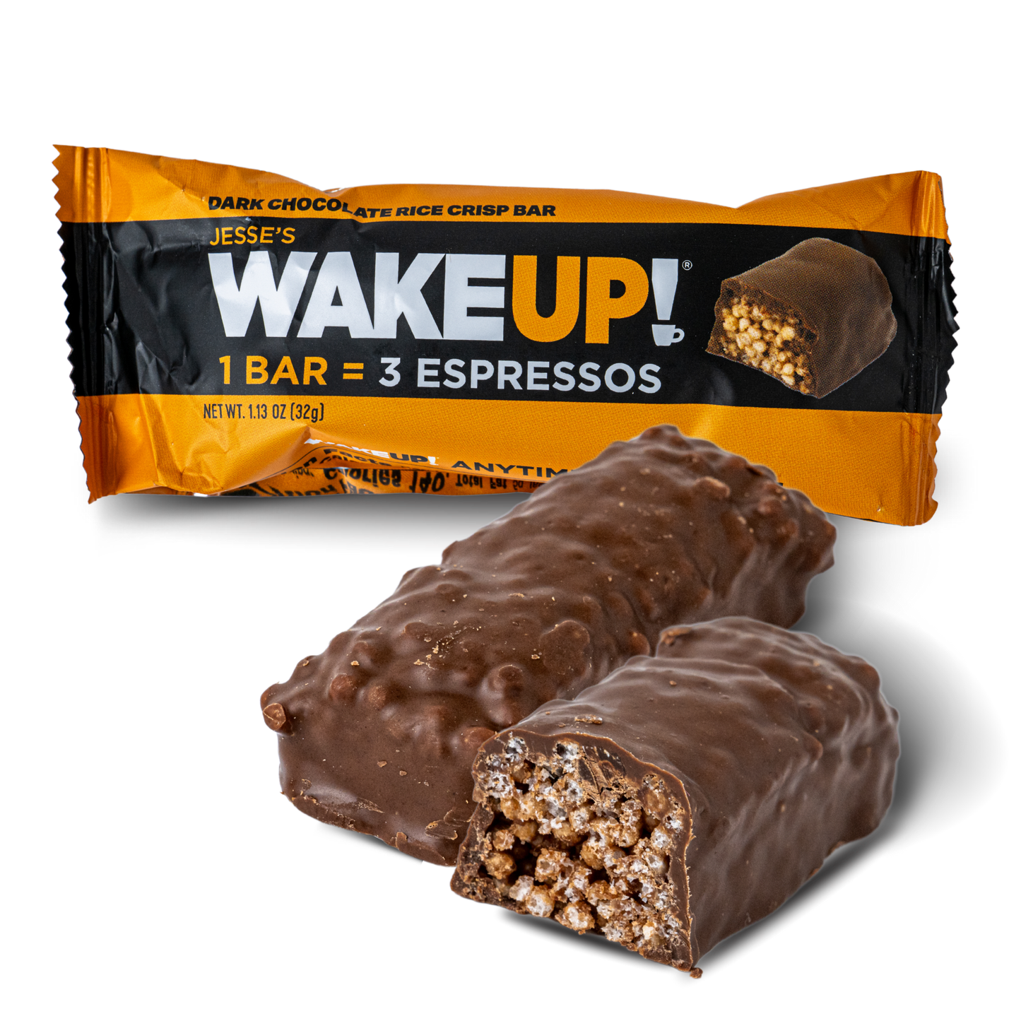 WakeUP! Caffeinated Chocolate Protein Bars - 6 Pack