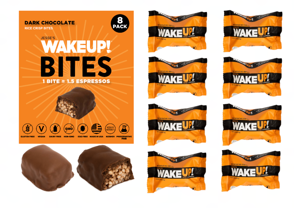 VARIETY PACK (48 Bites, 6 Cartons) WakeUP! Caffeinated Protein Bites, All 6 Flavor