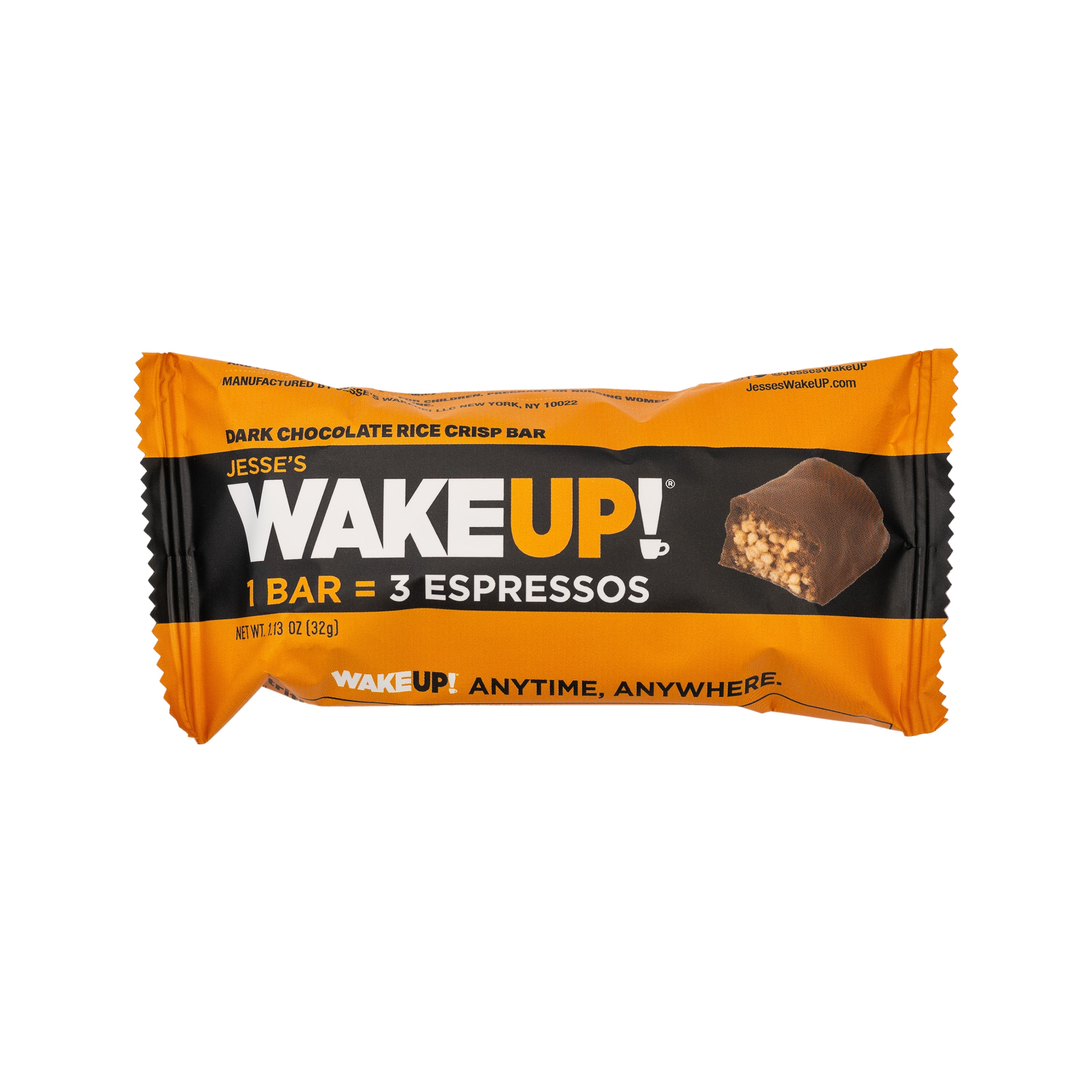 WakeUP! Caffeinated Protein Bars Value Pack – 6 Cartons (36 Bars) – 3 Caramel & 3 Dark Chocolate