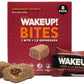 WAKE UP! Caffeinated Cinnamon Crunch Protein Bites - Gluten Free, Vegetarian, 175mg Caffeine (1 Bite = 1.5 Espressos) - Boosts Focus and Clarity - Kosher Ingredients - 8 Pack