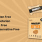 WAKE UP! Caffeinated Protein Bites Value Pack – 6 Cartons (48 Bites) – 3 Caramel & 3 Peanut Butter – 175mg Caffeine (1 Bite = 1.5 Espressos) – Gluten-Free, Vegetarian, Kosher – Boosts Focus & Clarity
