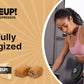 WAKE UP! Caffeinated Caramel Protein Bites - Gluten Free, Vegetarian, 175mg Caffeine (1 Bite = 1.5 Espressos) - Boosts Focus and Clarity - Kosher Ingredients - 8 Pack