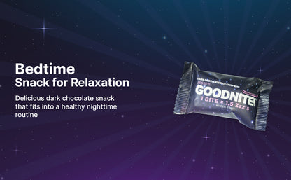 GoodNITE! Chocolate Protein Bites Value Pack – 6 Dark Chocolate Cartons (48 Bites)