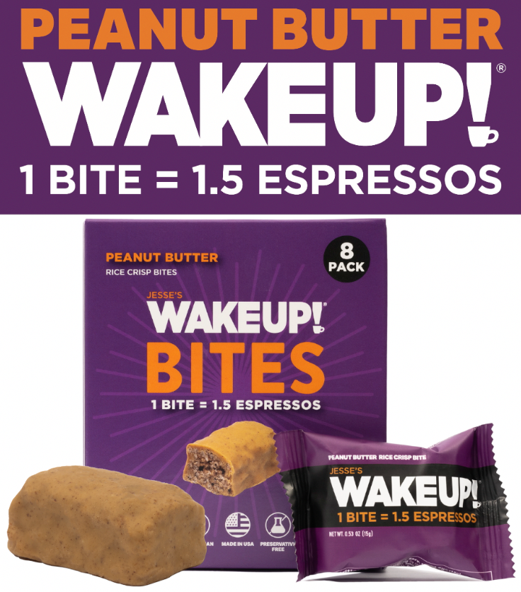 WakeUP! Peanut Butter Bites (1 Bite = 1.5 Espressos)