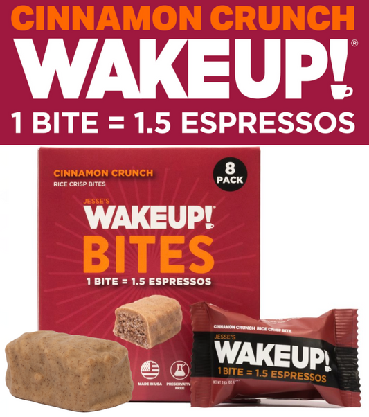 WakeUP! Cinnamon Crunch Bites (1 Bite = 1.5 Espressos)