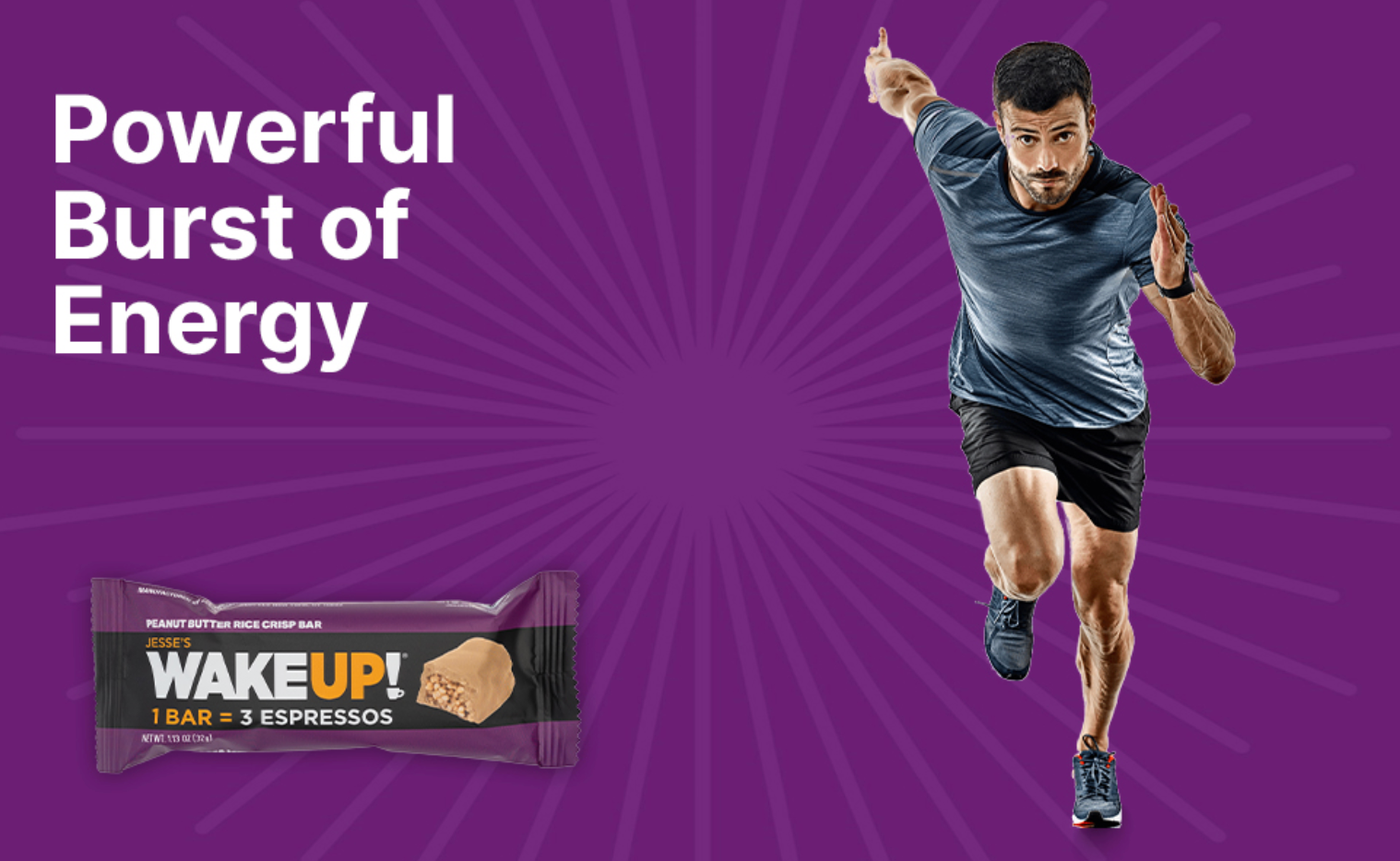 WAKE UP! Caffeinated Protein Bars Value Pack – 6 Cartons (36 Bars) – 3 Caramel & 3 Peanut Butter – 350mg Caffeine (1 Bar = 3 Espressos) – Gluten-Free, Vegetarian, Kosher – Boosts Focus & Clarity