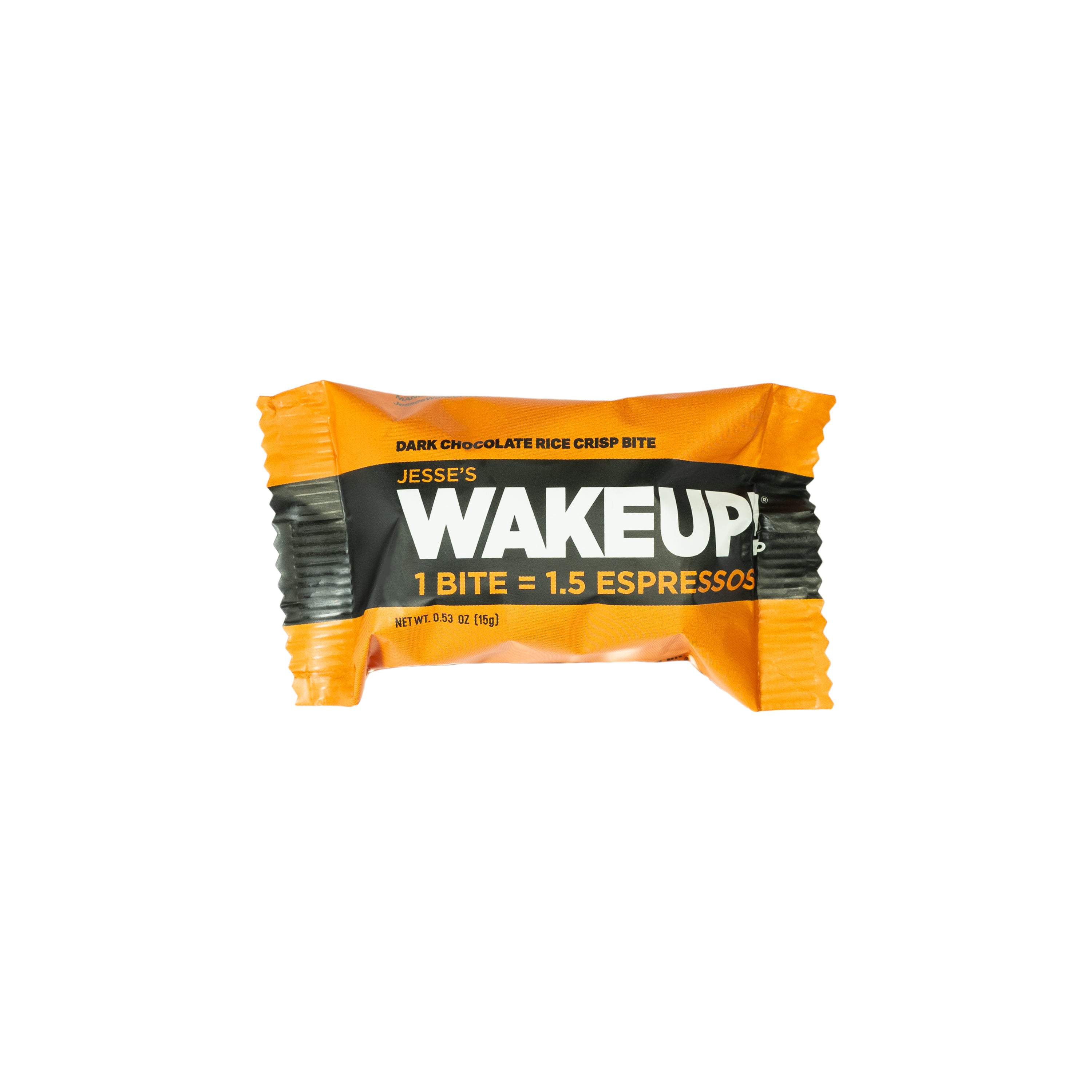 WAKE UP! Caffeinated Chocolate Protein Bites - Gluten Free, Vegan, 175mg Caffeine (1 Bite = 1.5 Espressos) - Boosts Focus and Clarity - Kosher Ingredients - 8 Pack