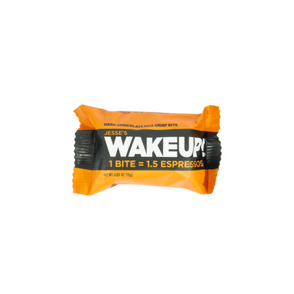 WakeUP! Caffeinated Protein Bites Value Pack – 6 Cartons (48 Bites) – 3 Caramel & 3 Dark Chocolate