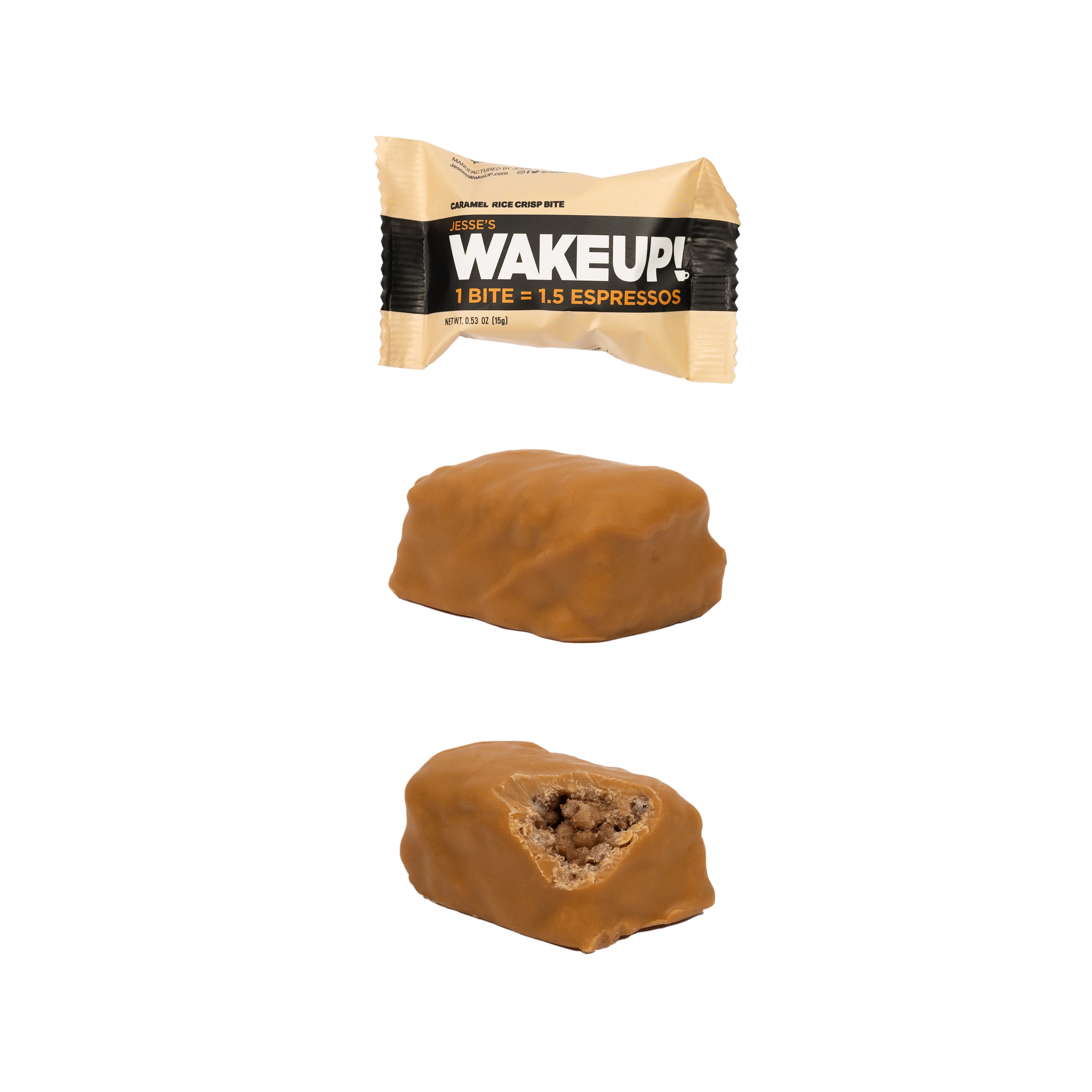 VARIETY PACK (48 Bites, 6 Cartons) WAKE UP! Caffeinated Protein Bites, All 6 Flavor - 175mg Caffeine (1 Bite = 1.5 Espressos)