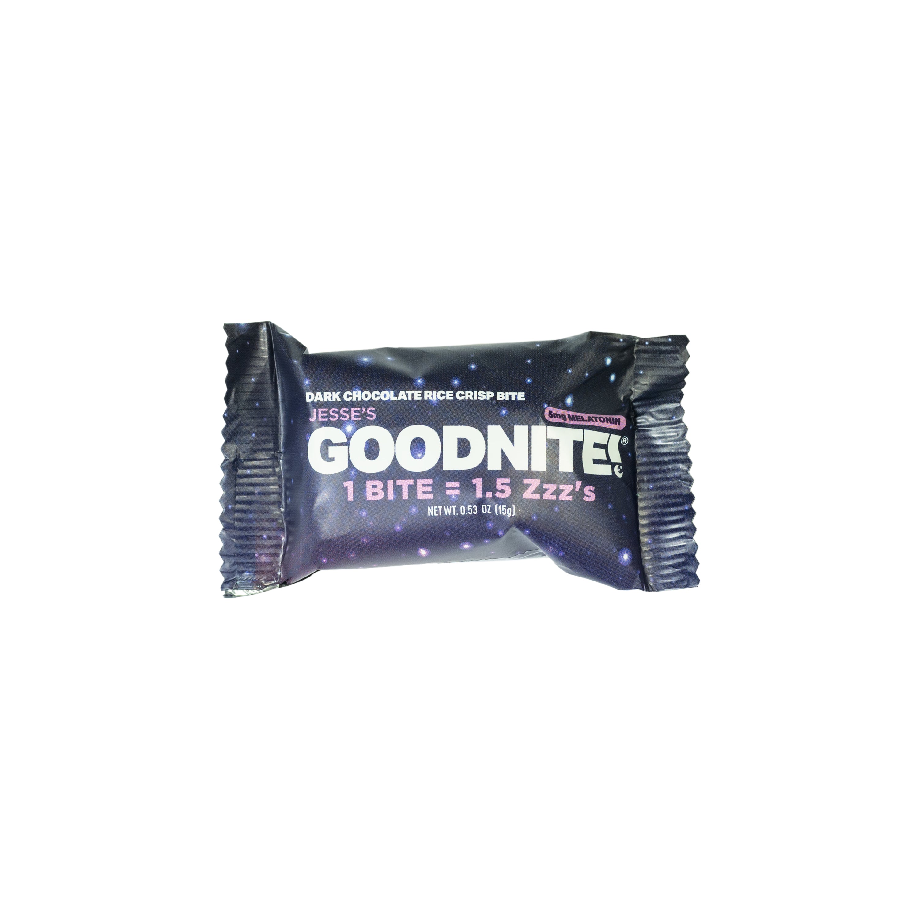 GoodNite! Chocolate Protein Bites with 5mg Melatonin & L-Theanine, Vegan, Gluten-Free, Kosher, Dark Chocolate - Relaxation and Sleep Support - 8 Pack