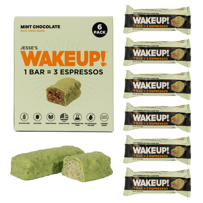 VARIETY PACK (36 Bars, 6 Cartons) WakeUP! Caffeinated Protein Bars, All 6 Flavor