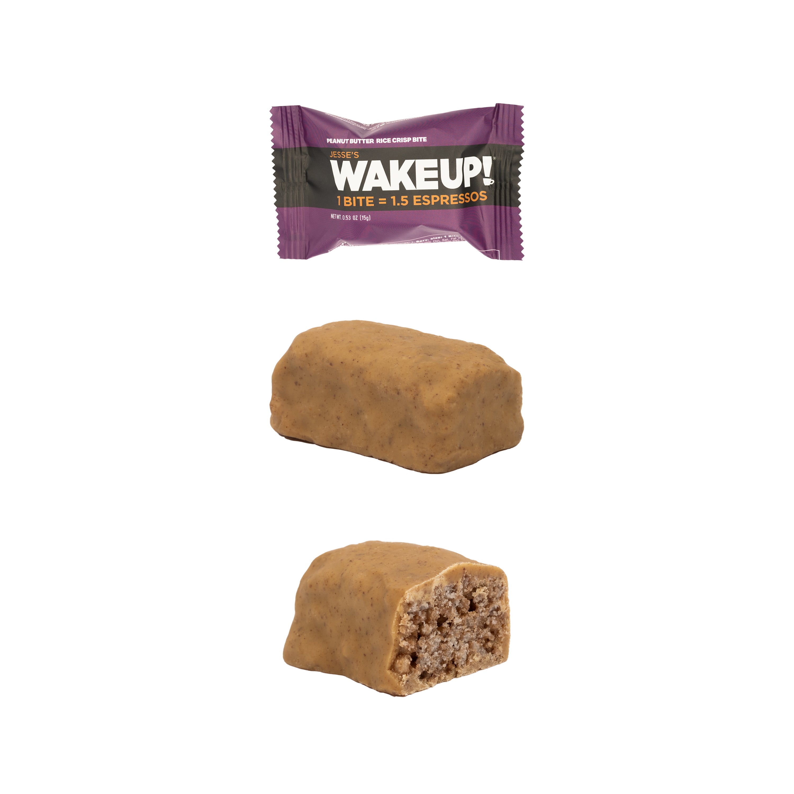 VARIETY PACK (48 Bites, 6 Cartons) WAKE UP! Caffeinated Protein Bites, All 6 Flavor - 175mg Caffeine (1 Bite = 1.5 Espressos)